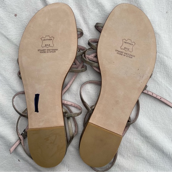 Stuart Weitzman iridescent Sandals NEW - Picture 5 of 7